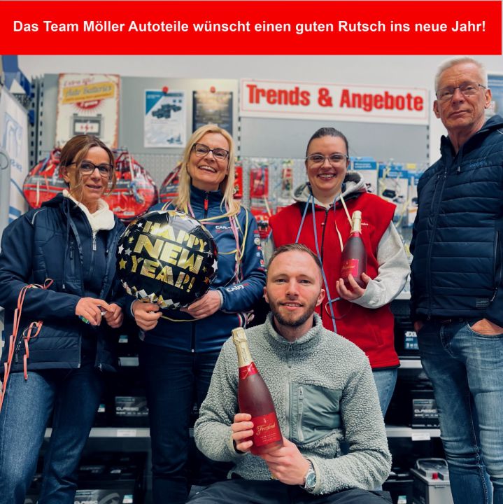 Das Team Möller Autoteile wünscht ein frohes neues Jahr!